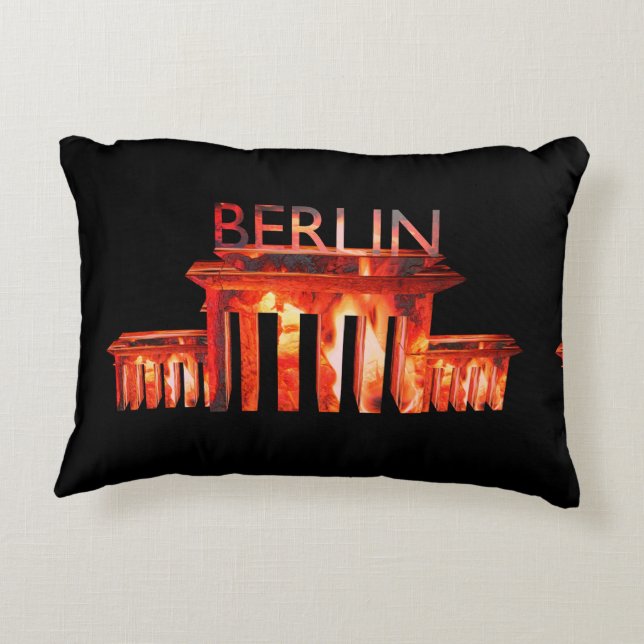 Coussins Décoratifs La vie nocturne de Berlin (Dos)