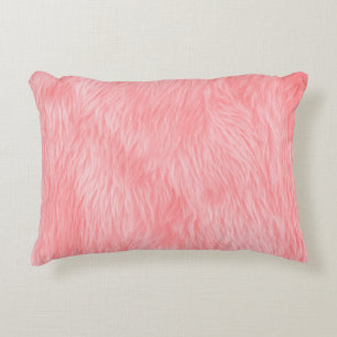 Coussins Décoratifs Laine rose Abstraite, arrière - plan de tissu