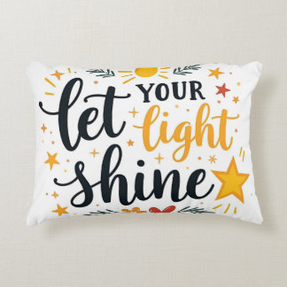 Coussins Décoratifs Laissez Briller Votre Lumière | Motivationnel