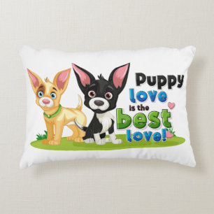 Coussins Décoratifs L'amour des chiots est le meilleur amour