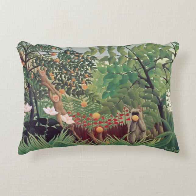 Coussins Décoratifs Landscape exotique, 1910 (Devant)