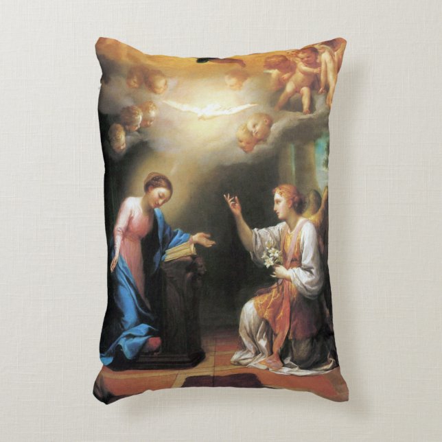 Coussins Décoratifs L'Annonciation par Anton Raphael Mengs (Devant(Vertical))