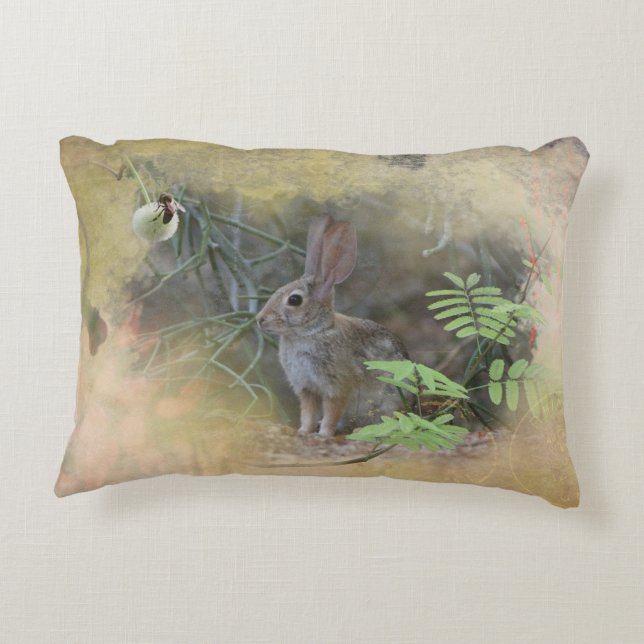 Coussins Décoratifs Lapin Caché Multimédia (Dos)
