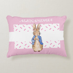 Coussins Décoratifs Lapin classique personnalisé en bleu