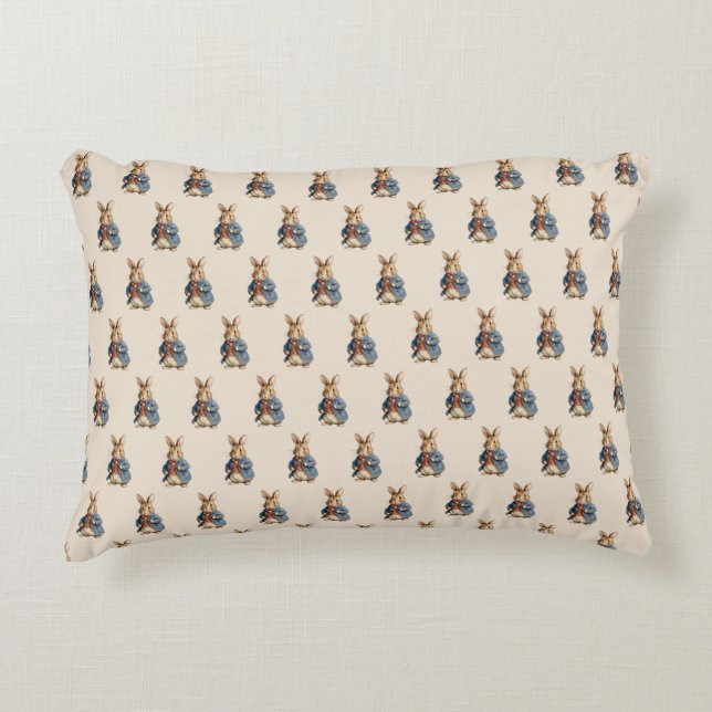 Coussins Décoratifs Lapins à l'ancienne (Devant)