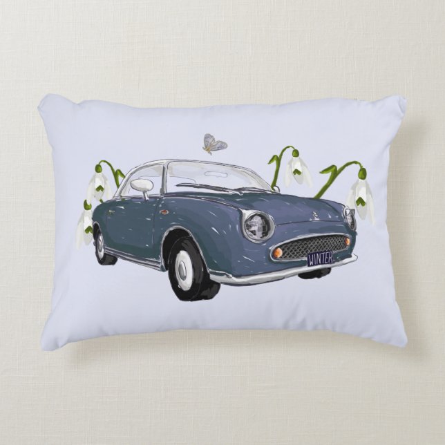 Coussins Décoratifs Lapis Grey Figaro accent pillow (Devant)