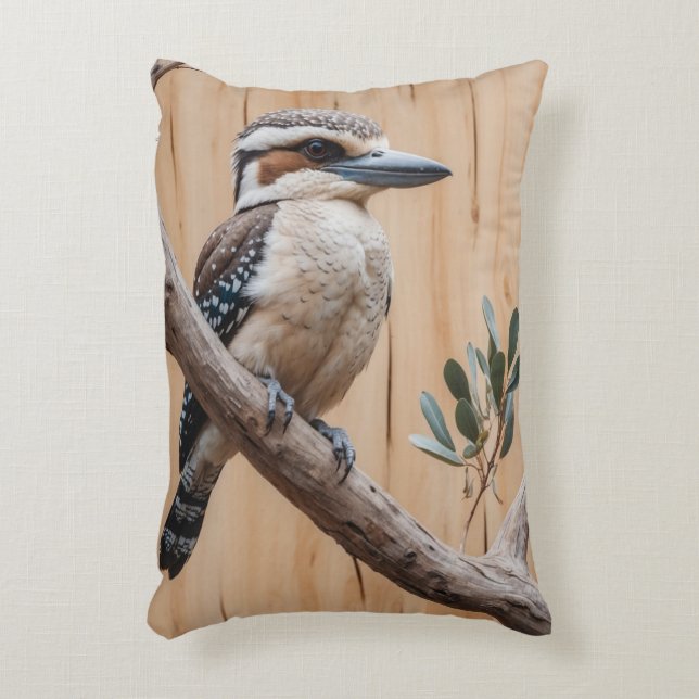 Coussins Décoratifs L'Australie Kookaburra dans un arbre Art de la fau (Devant(Vertical))