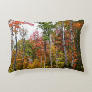 Coussins Décoratifs L'automne dans la forêt Photographie d'automne col