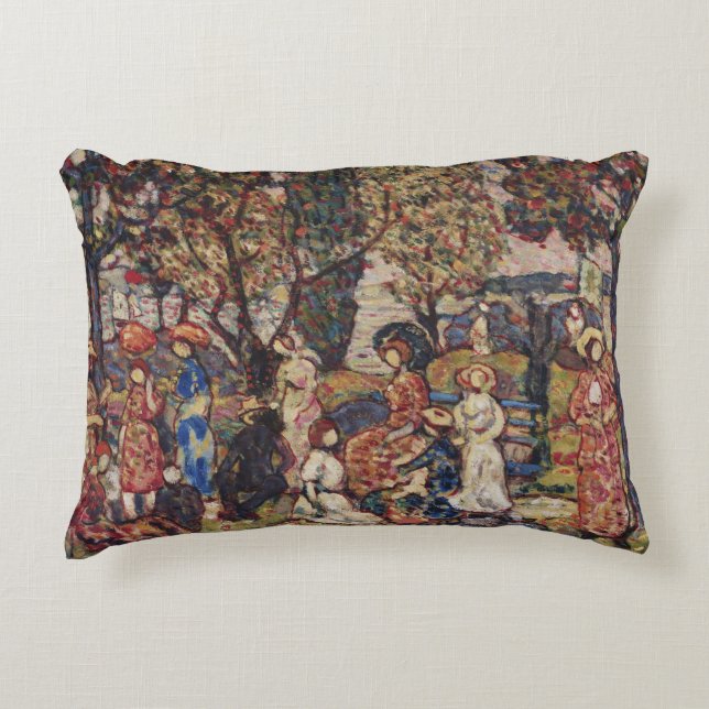 Coussins Décoratifs L'automne par Maurice Prendergast, Beaux-arts vint (Devant)