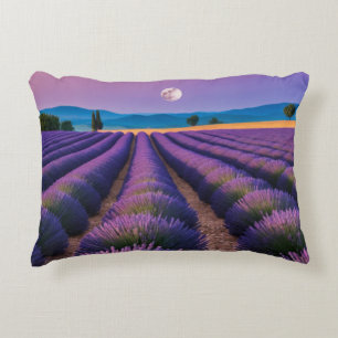 Coussins Décoratifs Lavande Nature Extérieur Paysage Calme Paisible