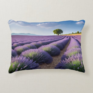 Coussins Décoratifs Lavande Nature Extérieur Paysage Calme Paisible