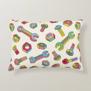 Coussins Décoratifs Lave-linge et vis motif sans soudure