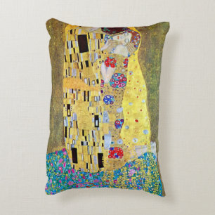Coussins Décoratifs Le baiser de Gustav Klimt, Art Nouveau Vintage