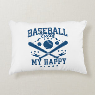 Coussins Décoratifs Le baseball alimente mon endroit heureux