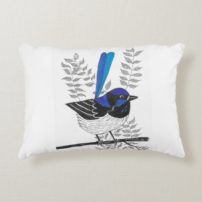 Coussins Décoratifs Le Bleu Est Le Meilleur ! (Devant)