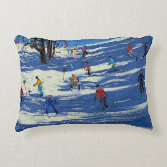 Coussins Décoratifs Le bleu ombrage Morzine (Devant)
