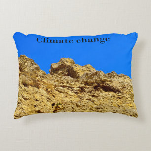 Coussins Décoratifs Le changement climatique s'occupe de l'environneme