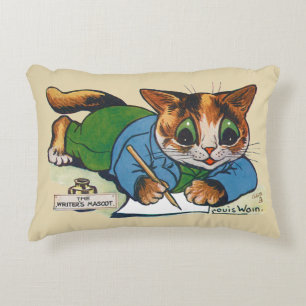 Coussins Décoratifs Le chat Mascotte de l'écrivain, Louis Wain