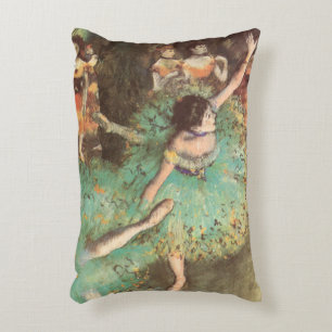 Coussins Décoratifs Le Danseur Vert par Edgar Degas, Ballet Vintage