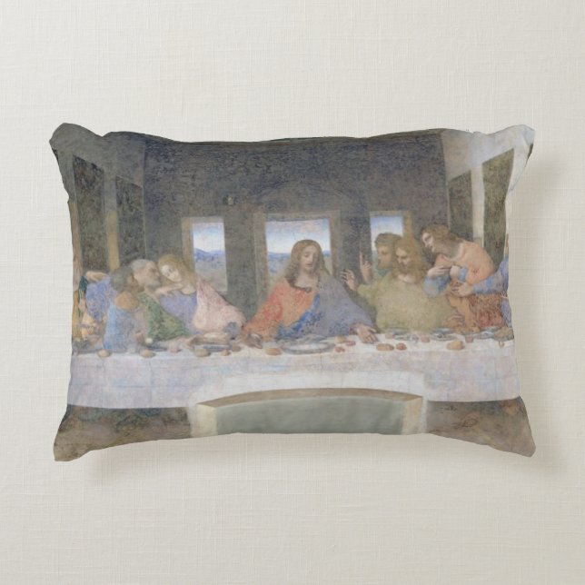 Coussins Décoratifs Le dernier dîner, 1495-97 (fresque) (Devant)