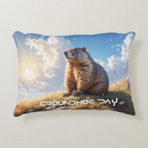 COUSSINS DÉCORATIFS LE JOUR DE LA MARMOTTE