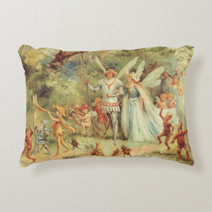 Coussins Décoratifs Le Mariage de Thumbelina et du Prince, Contes de F