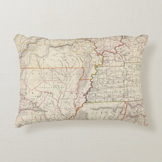 Coussins Décoratifs Le Missouri, défectuosité, KY, Tenn, aile du nez, (Devant)