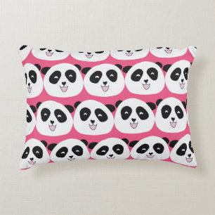 Coussins Décoratifs Le motif pour enfants Panda porte une répétition