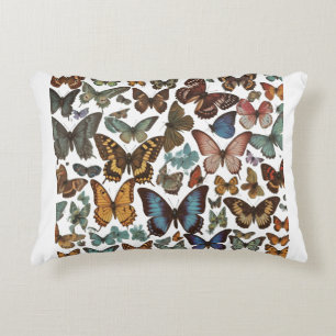 Coussins Décoratifs le papillon multicolore