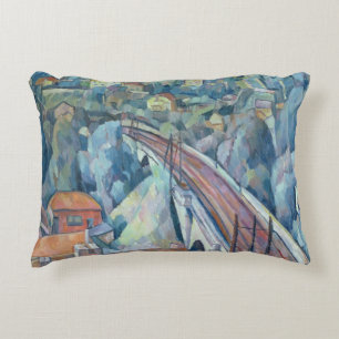 Coussins Décoratifs Le pont de chemin de fer chez Meulen