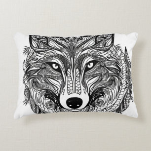 Coussins Décoratifs Le visage du loup