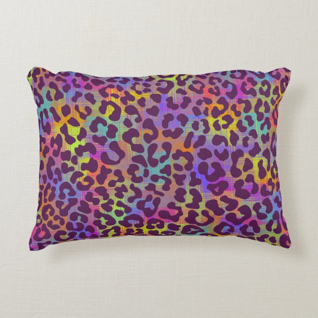 Coussins Décoratifs Leopard skin pattern. Repeating seamless animal ba (Devant)