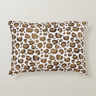 Coussins Décoratifs Leopard Spots Animaux sauvages Parties scintillant