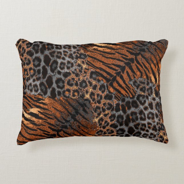 Coussins Décoratifs Leopard tiger skin trendy (Devant)