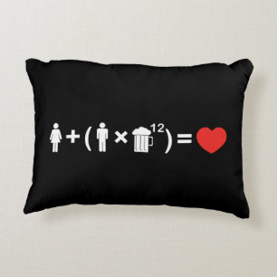 Coussins Décoratifs L'équation de l'amour pour les hommes