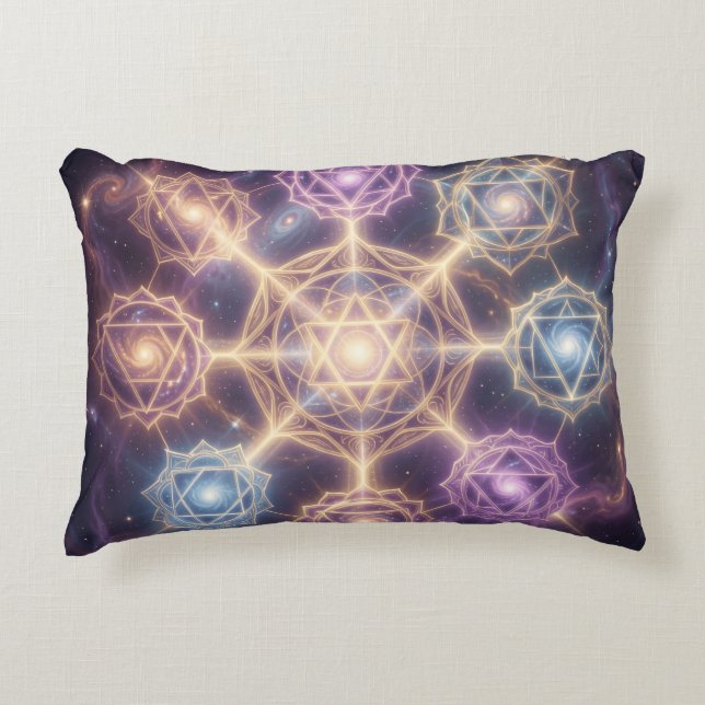 Coussins Décoratifs Les 7 Chakras (Devant)