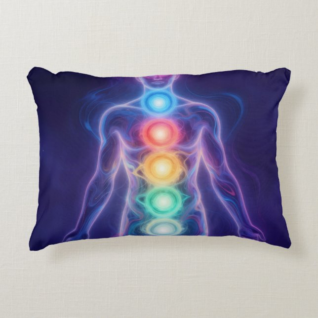 Coussins Décoratifs  Les 7 Chakras (Devant)
