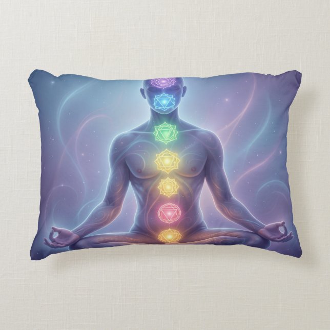 Coussins Décoratifs Les 7 chakras (Devant)