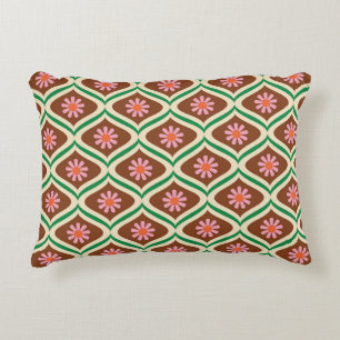 Coussins Décoratifs Les années 70 rétro : Modèle Floral Vintage