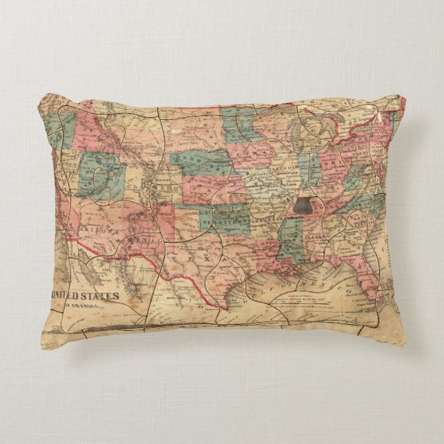 Coussins Décoratifs Les Etats-Unis d'Amérique 8 (Devant)