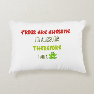 Coussins Décoratifs Les grenouilles sont géniales Je suis génial Amusa