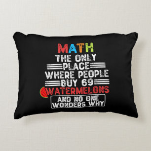 Coussins Décoratifs Les Maths Le seul endroit où les gens achètent -