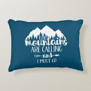 Coussins Décoratifs Les montagnes appellent et je dois y aller