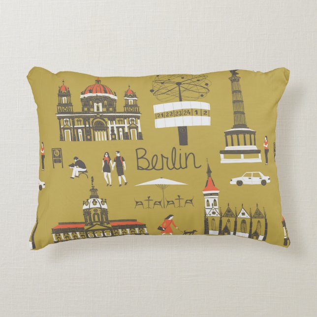 Coussins Décoratifs Les monuments de Berlin (Devant)