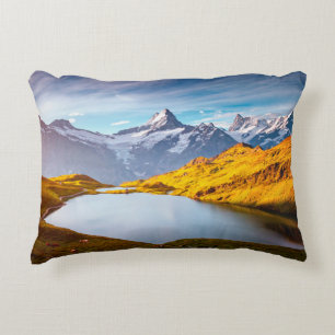 Coussins Décoratifs Les sommets majestueux de Schreckhorn et Wetterhor