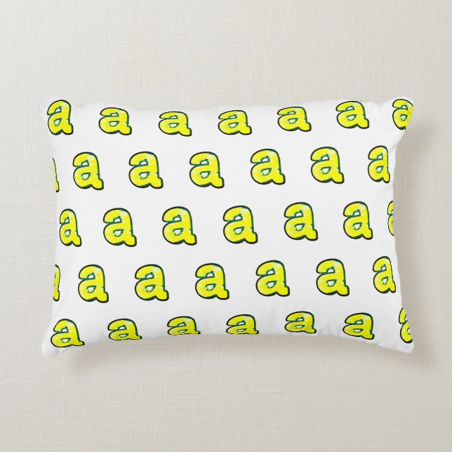 Coussins Décoratifs Lettre « a » (Devant)
