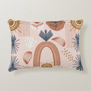 Coussins Décoratifs Lever du soleil en terre cuite : Harmonie de Boho,