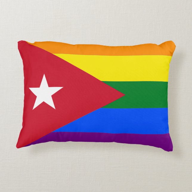 Coussins Décoratifs LGBT Cuba (Dos)