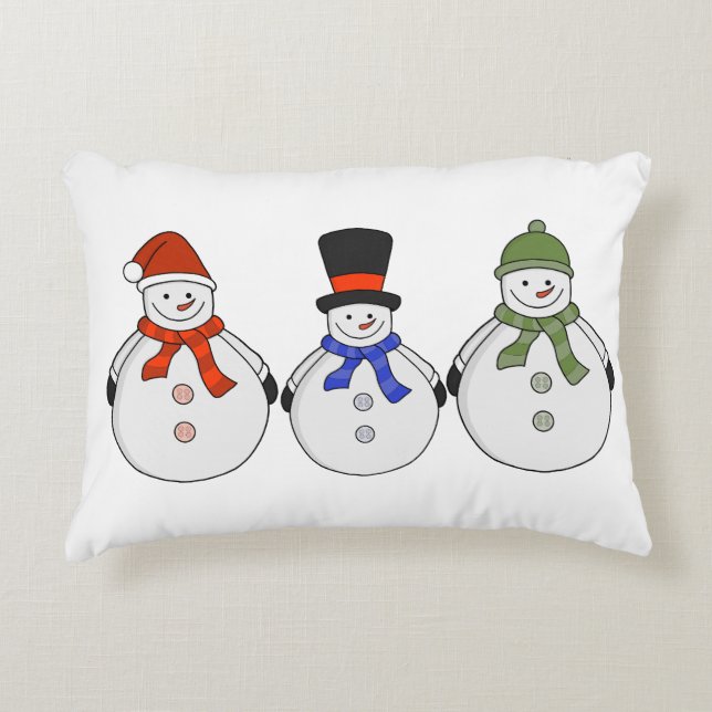 Coussins Décoratifs L'hiver des neiges est arrivé (Devant)