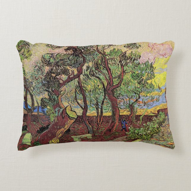 Coussins Décoratifs L'hôpital et le jardin Saint-Paul par Vincent van  (Devant)